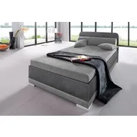 Maintal Polsterbett LAGO wahlweise mit Matratze & Bettkasten, Bezug: Microvelours (Liegehöhe 55cm: Für optimalen Einstiegskomfort), in verschiedenen Größen und Farben erhältlich