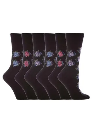 Gentle Grip - 6 Paar Damen Gentle Grip nicht elastische Socken - GG32