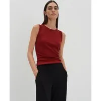 someday Tanktop Geripptes Top KLEANNE Slim aus BCI Cotton Mix