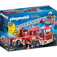 Playmobil® Feuerwehr-Leiterfahrzeug (9463), My Action Heroes Konstruktions-Spielset, Made in Germany