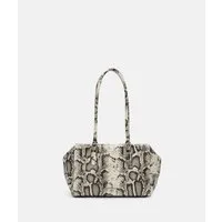 Liebeskind Berlin Schultertasche Snake Archive Kayla Satchel S, Handliche Schultertasche aus Rindsleder in Snake-Optik
