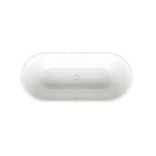 Bette BetteLux Oval Silhouette Badewanne 3466-000CFXXS weiß, 180x80x45cm, freistehend