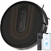 AIRROBO Saugroboter G50, 4000 Pa starke Saugkraft, 4 Reinigungsmodi,120 min Laufzeit, 45 W, App & Fernbedienung, ultradünn 7,8 cm, für Tierhaare & Hartböden,Zwei Jahre Garantie