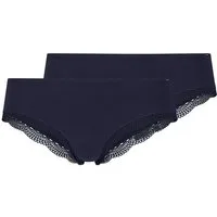Skiny Panty Damen Cheeky Panty 2er Pack Classicotton (Packung, 2-St) praktischer Unterwäsche-Doppelpack