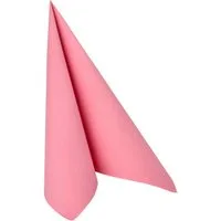 PAPSTAR Papierserviette, Servietten stoffähnlich 40x40cm Royal Collection 50 Stück Rosa