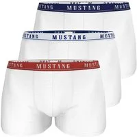MUSTANG Retro Boxer DEXTER Retro-Pants Herren Unterhose Boxershorts (Spar-Set, 3-St) enge Passform, perfekter Sitz, elastischer Bund, maximaler Komfort