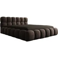 Luxusbetten24 Polsterbett Designer Polsterbett Boston Samt, mit Stauraum
