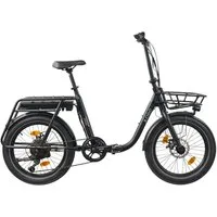 LLobe E-Bike Faltrad Elektro Faltrad 20" Neo.cult schwarz, 7 Gang Shimano Tourney Schaltwerk, Kettenschaltung, Heckmotor, 460,8 Wh
