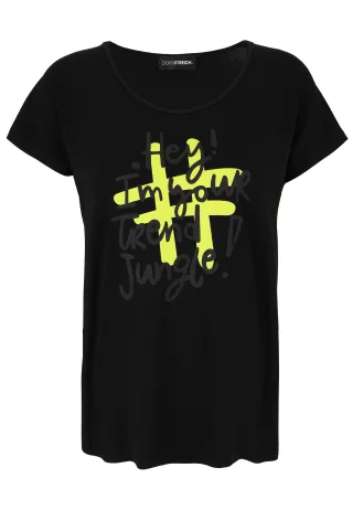 Doris Streich - Shirt schwarz - Gr. - 48
