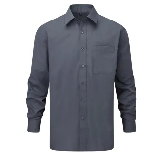 Russell Collection - Hemd für Damen Langärmlig (Grau)
