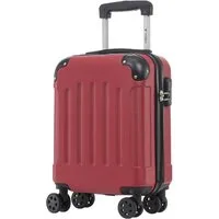 YONSLY Hartschalen-Trolley Hartschalen-Reisekoffer Trolley für Kurztrip und Urlaubsreisen, 4 Rollen, mit Zahlenschloss, ABS-Schale und weichem Gummigriff für Tragekomfort