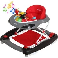 Daliya® Lauflernwagen BELLINO Lauflernhilfe mit Musik, Licht & Schaukelfunktion, (6-tlg), Babywalker, höhenverstellbar, klappbar, Babywippe