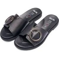 Ara ELBA Pantolette Sommerschuh, Schlupfschuh mit Zierschnalle, in Weite G (weit)