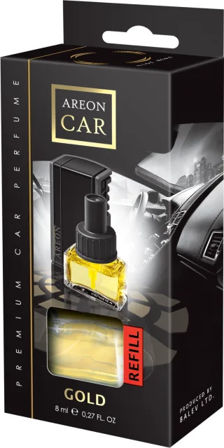 NACHFÜLLER Original Areon LUX Gold Auto Parfüm Lufterfrischer für Lüftungsgitter