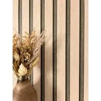 Newroom Vliestapete Berrin Beige Tapete Mustertapete Holzpaneele, Wandpaneele, Leicht, strukturiert, Holzwand