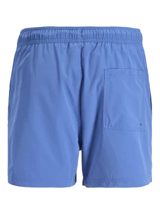 JACK&JONES - JPSTMAUI TROPIC SOLID SWIM SHORTS REG SN Blau - Gr. - M