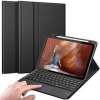 Fintie Tablet-Hülle für iPad Air 11'' M4/M3/M2(2026/2025/2024), iPad Air 5/4 Gen 2022/2020 10.9 Zoll, mit Stifthalter, Magnetische Abnehmbare Deutsche Tastatur mit Touchpad
