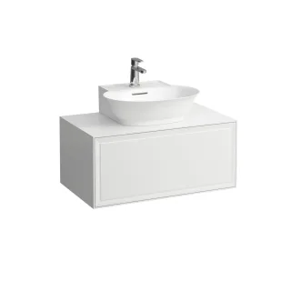 LAUFEN Waschtischunterschrank TheNewClassic 457x777x347 Aus mi, 1 Schubl H816852 weiss matt H4060130851701