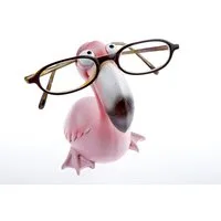 By Bers Dekoobjekt Flamingo Brillenständer Brillenhalter f. Jung + Junggebliebene (ein wirklich aussergewöhnliches Geschenk und Designstück), wirklich witzig und süß