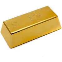Goods+Gadgets Türstopper GOODS+GADGETS Goldbarren Türstopper – Realistischer schwerer Türkeil (Türversteller), Briefbeschwerer