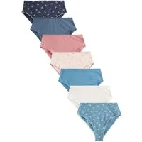 Next Taillenslip Hochbund-Slips mit hohem Beinausschnitt, 7er-Pack (7-St)
