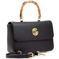GABRIELLA G By Gabriella Gucci Handtasche AGATHA, Damen Henkeltasche, Schultertasche, Umhängetasche mit Logoapplikation