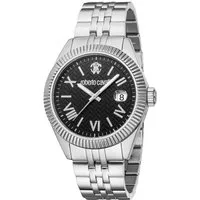 roberto cavalli Quarzuhr Uomo Classico III RC5G113M0055, Armbanduhr, Herrenuhr, Edelstahlarmband, analog, Tag