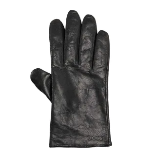 Boss - "Gioli" Handschuhe für Herren, Leder (Schwarz)