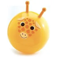 DJECO Hüpfball Ergonomischer Hüpfball für Kinder, rutschfest, Ø 40–45 cm, bis 60 kg