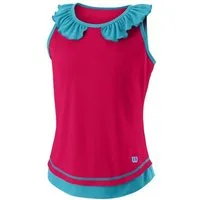 Wilson Tanktop Tennis-Tank Competition II pink/blau Mädchen