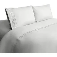 Almina Bettwäsche 200 x 220 cm mit 2 Kissenbezüge 50 x 70 cm - 4-teilig für 2 Personen, Polyester, 4 teilig, angenehmes Hautgefühl, mit Reißverschluss, 100% Polyester