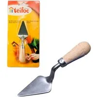 teifoc Spielwerkzeug Mini Maurerkelle für Kinder, (Baustelle Spielzeug, 1-tlg., Mörtelkelle aus Holz), 10cm, Made in Germany