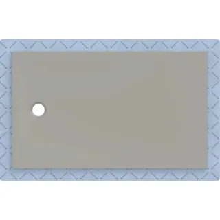 Geberit CleanFloor30 Duschfläche integriert, mit Dichtvlies, grau: 150x90cm,, 551016291 551016291