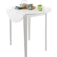 OTTO home Esstisch, mit abklappbaren Seitenteilen, in zwei Farbvarianten, Höhe 77 cm