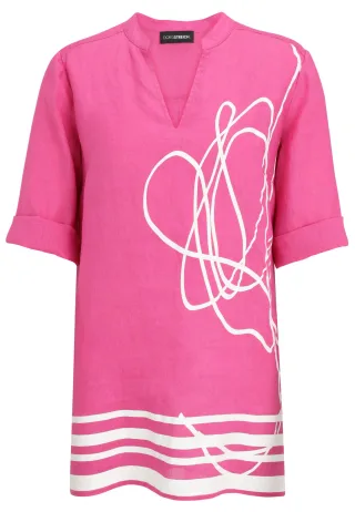 Doris Streich - Bluse himbeere - Gr. - 42