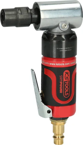 KS Tools SlimPOWER Mini-Druckluft-Winkelstabschleifer, 19.000 U-min - 515.5535