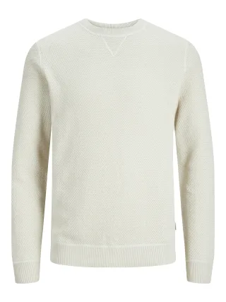 JACK&JONES - -JPRBLUCAMERON KNIT CREW NECK CH Grau - Gr. - XXL