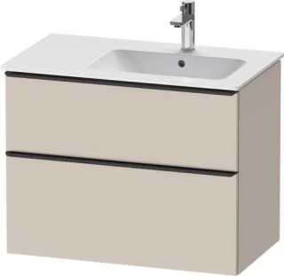 Duravit D-Neo Waschtischunterbau wandhängend Taupe Matt 810x462x625 mm - DE43670BD910000 DE43670BD910000