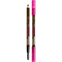 NYX PROFESSIONAL MAKEUP Augenbrauenpflege POWDER LOUDER BROW PENCIL, verleiht sowohl verdichtete als auch voller aussehende Augenbrauen