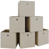 VCM Faltbox 6er Set Faltbox Klappbox Aufbewahrungsbox Boxas (Spar-Set, 6 St., 6)