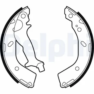Delphi Bremsbacken hinten Hyundai Getz Nissan Leaf