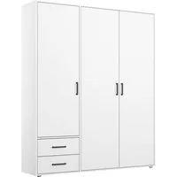 rauch Drehtürenschrank Kleiderschrank Schrank Garderobe Wäscheschrank VOYAGER (in 3 verschiedenen Ausstattungen BASIC/CLASSIC/PREMIUM) mit 2 modernen Griffvarianten, mit Außenschubladen MADE IN GERMANY