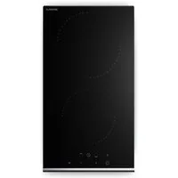 Klarstein Elektro-Kochfeld VeroSteel, Elektrische Kochfelder 2 Zonen Aluminium 3000 W Touch