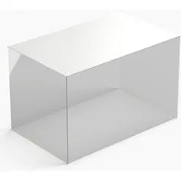 Hansen Werbetechnik Vitrinenaufsatz Schaukasten / Haube aus Acrylglas rechteckig HBR