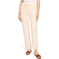 Cartoon Leinenhose Damen unifarben