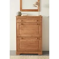 OTTO home Schuhschrank Lisa mit 1 Schubkasten und 2 Klappen, Höhe 105 cm, Breite 75 cm