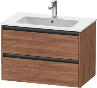 Duravit Ketho.2 Waschtischunterbau wandhängend Nussbaum Matt 810x480x550 mm - K25263079790000 K25263079790000