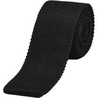 DonDon Krawatte schmale Krawatte 5 cm Wollkrawatte (Packung, 1-St., 1x Strickkrawatte) Strickkrawatte, Retro-Look, für Büro oder festliche Veranstaltungen