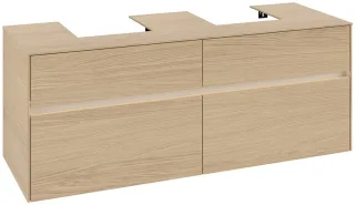 Villeroy & Boch Waschtischunterschrank Collaro C103B0 1400x548x500mm mit Beleuchtung Nordic Oak C103B0VJ