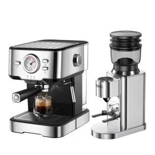 [EU Direct] HiBREW H5 20-Bar Espresso Machine & G7 Conical Burr Grinder ComboTouchscreen 48-Level Grinder 1.5L Tank St